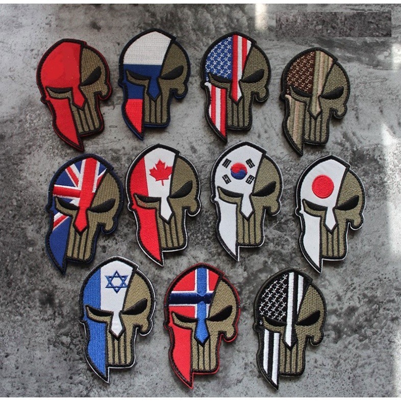 Patch_ miếng dán velcro vải huy hiệu _retro