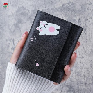 Ví nữ ngắn ba lần Ví thiết kế nhỏ gọn và nhẹ
