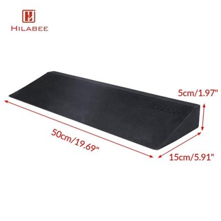Hilabee 1x Khối Squat Wedge Tấm nghiêng Thiết bị hỗ trợ Căng mềm mại cho bàn chân Tập thể dục Sức mạnh cổ tay