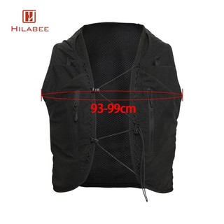 Hilabee Vest Ngoài Trời Daypack Với Nhiều Túi Áo Vest Chạy Bộ Có Thể Điều Chỉnh Ba Lô Để Tập Luyện Cắm Trại Chạy Bộ