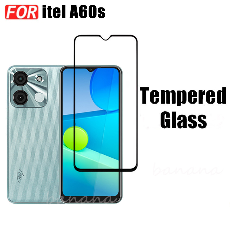 Phim kính cường lực 3 TRONG 1 Itel A60s cho Itel P65 A70 A60 A50 Kính bảo vệ toàn màn hình + Phim ống kính máy ảnh + Phim mặt sau
