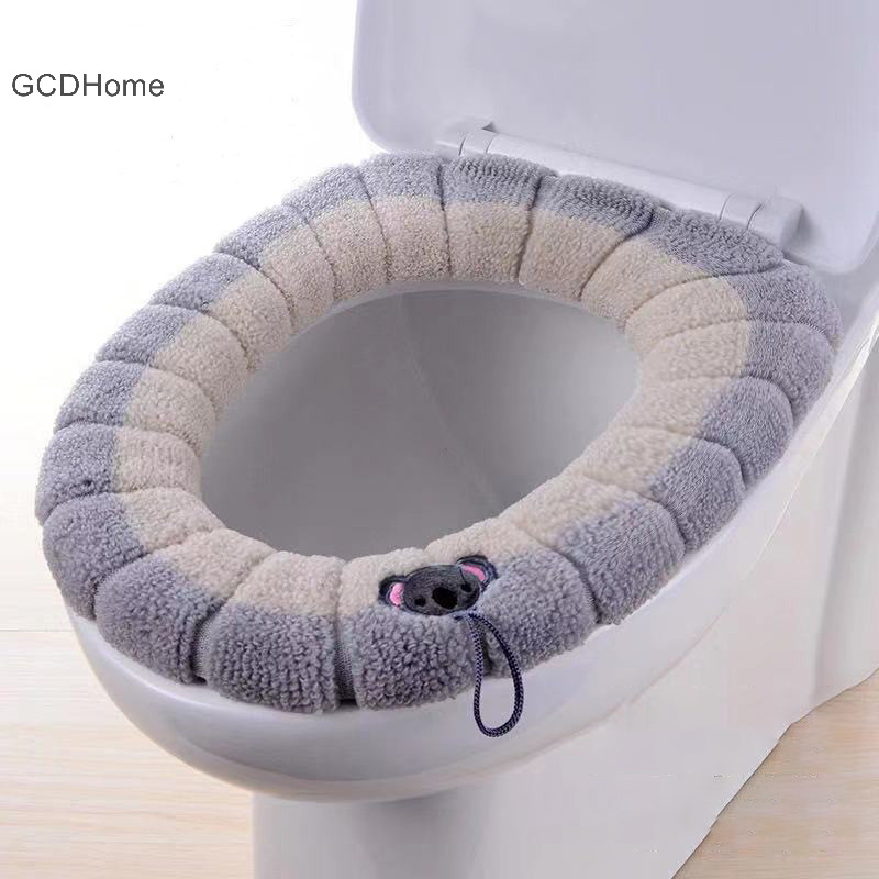 Gcdhome 1 Cái Phòng Tắm Bồn Cầu Mềm Mại Ấm Có Thể Giặt Thảm Đệm Ghế HOT