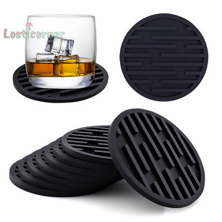 [Lostcorner] Thảm silicon chịu nhiệt Cốc lót ly tròn chống trượt Dụng cụ đặt bàn [Mới]