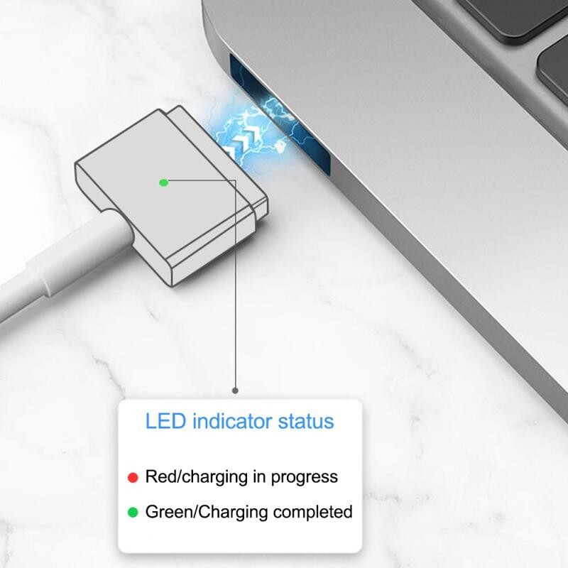 Ảnh Cáp HdoorLink chuyển đổi cổng USB C sang Mg/safe 2 3 chuyên dụng thích hợp Cáp sạc Type c sang chân T chân cho A2681 A1466 A1278 3