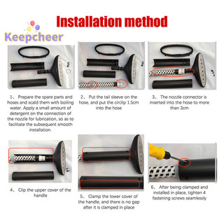 [Keepcheer] Vòi phun hơi nước dài phổ biến cho máy hấp may Máy ủi sắt điện Máy ủi gia dụng Dụng cụ cầm hơi nước [Mới]