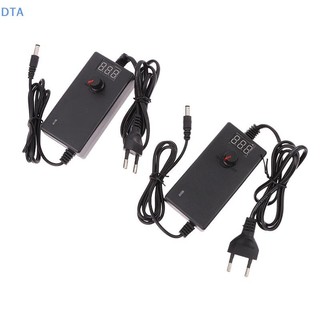 DTA Có Thể Điều Chỉnh 3V 9V 12V 24V 1A 2A Đa Năng AC / Adapter Màn Hình Hiển Thị Điện Áp Điều Chỉnh Nguồn Điện Adatpor PO