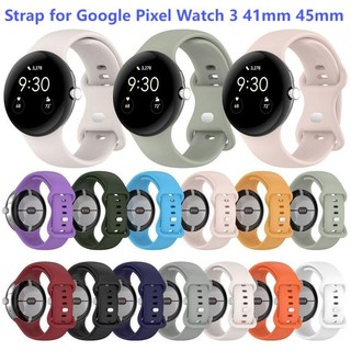 Dây đeo đồng hồ silicon cho Google Pixel Watch 3 41mm 45mm Vòng đeo tay thể thao thay thế cho Google Pixel 2 1 Phụ kiện dây đeo thông minh