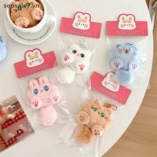 [Sepsale] Móc khóa đuôi dài sang trọng dễ thương Túi búp bê hoạt hình Mặt dây chuyền Vòng chìa khóa Phụ kiện móc khóa dành cho nữ Cô gái Quà tặng cặp đôi {vn}