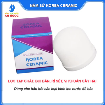 Nấm Sứ Bình Lọc Nước Korea Ceramic Sứ Lọc bình lọc nước uống trực tiếp Hưng Long - ngonxinhyeuvn
