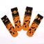 Treeling Unisex Halloween Crew Tất Với Ma Bí Ngô Phù Thủy Họa Tiết Dơi Cho Trang Phục Tiệc Và Cosplay Giữa Bắp Chân