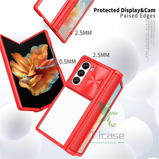 Vỏ máy ảnh ống kính trượt lai Samsung Galaxy Z Fold 6 Z Fold 5 Z Fold 4 Bản lề tự động phục hồi toàn diện Vỏ bảo vệ