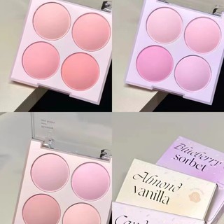Kem má hồng bột bốn màu Dasique 07 ❈ ❈ ❈ 🍒 ▽ ❈ ❈ ❈ ❈ ❈ ❈ ❈ 07 One Piece Blush Trang điểm khỏa thân tự nhiên Đa chức năng Trang điểm lá Hàn Quốc Phấn má hồng mặt