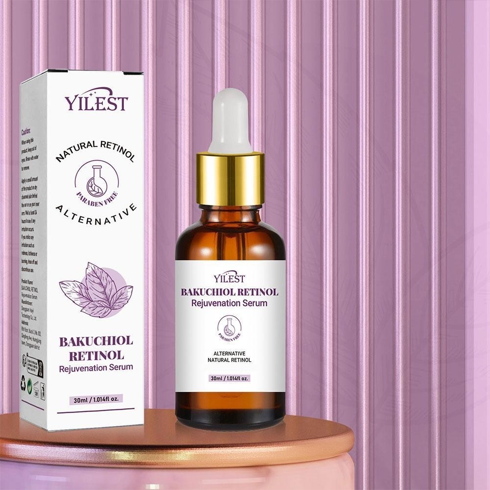Học 30ml Bakuchiol Retinol Trẻ Hóa Serum Thu Nhỏ Mặt Tinh Chất Lỗ Chân Lông V5w1
