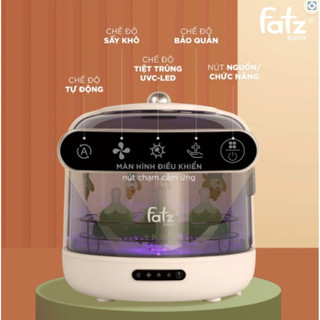 Máy úp bình sữa, tiệt trùng UVC, sấy khô và bảo quản Fatzbaby Tidy 2 - Fatz FB4613ZH - Không BPA, An toàn cho Mẹ và Bé