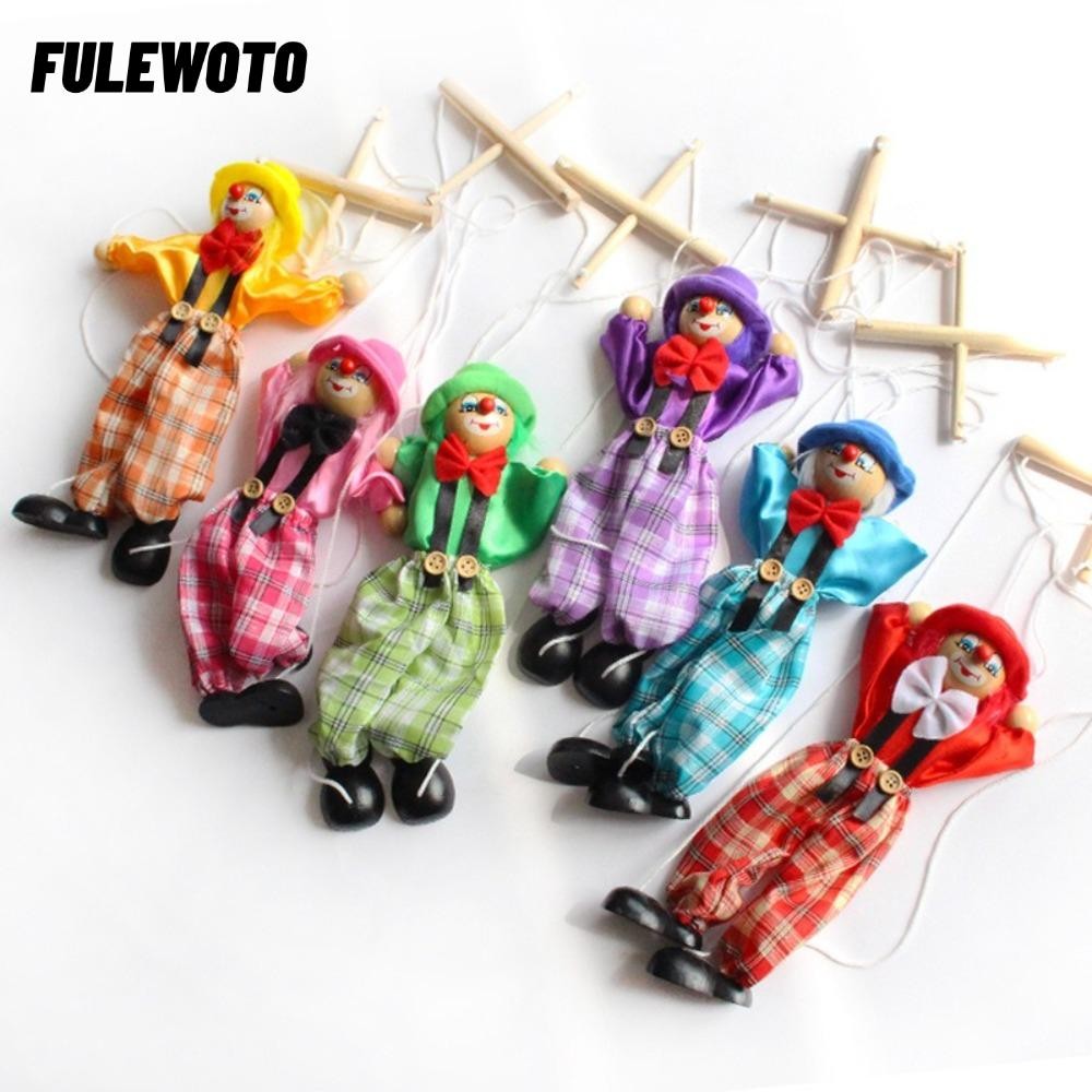 Con rối chú hề FULEWOTO, Đồ chơi rối di động bền bỉ cho trẻ mới biết đi ...