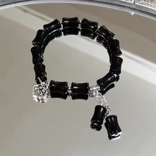 Vòng tay tre đen Vòng tay thiết kế thời trang Trung Quốc Vòng tay dành cho nữ Quà tặng Phụ kiện trang sức