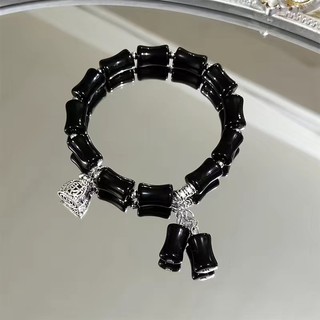 Vòng tay tre đen Vòng tay thiết kế thời trang Trung Quốc Vòng tay dành cho nữ Quà tặng Phụ kiện trang sức