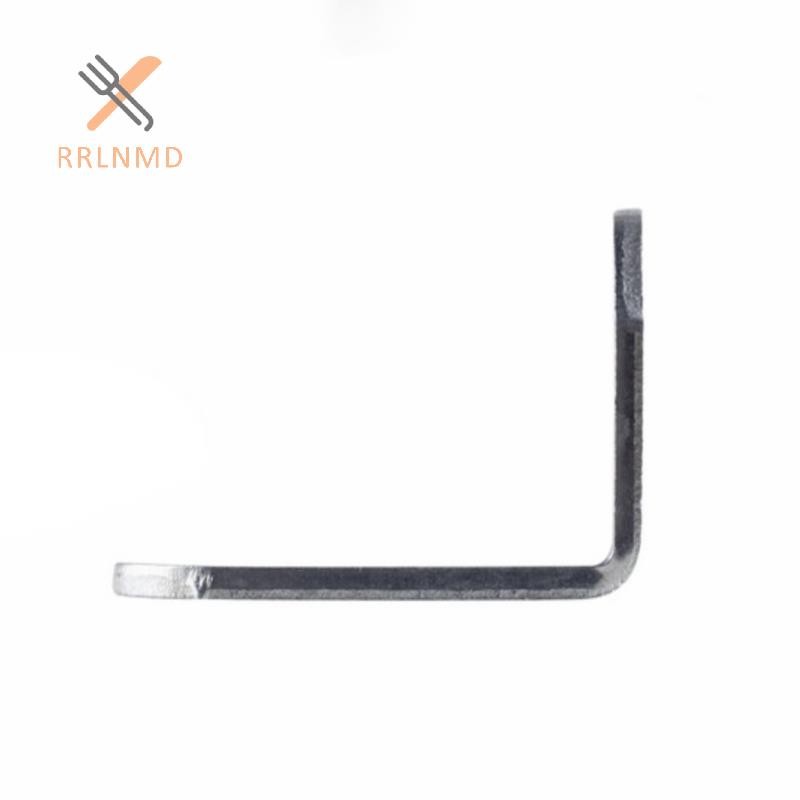Rrlnmd 10 Chiếc Góc Kim Loại Nẹp s Góc Phải L Hình Nẹp Đen MỚI