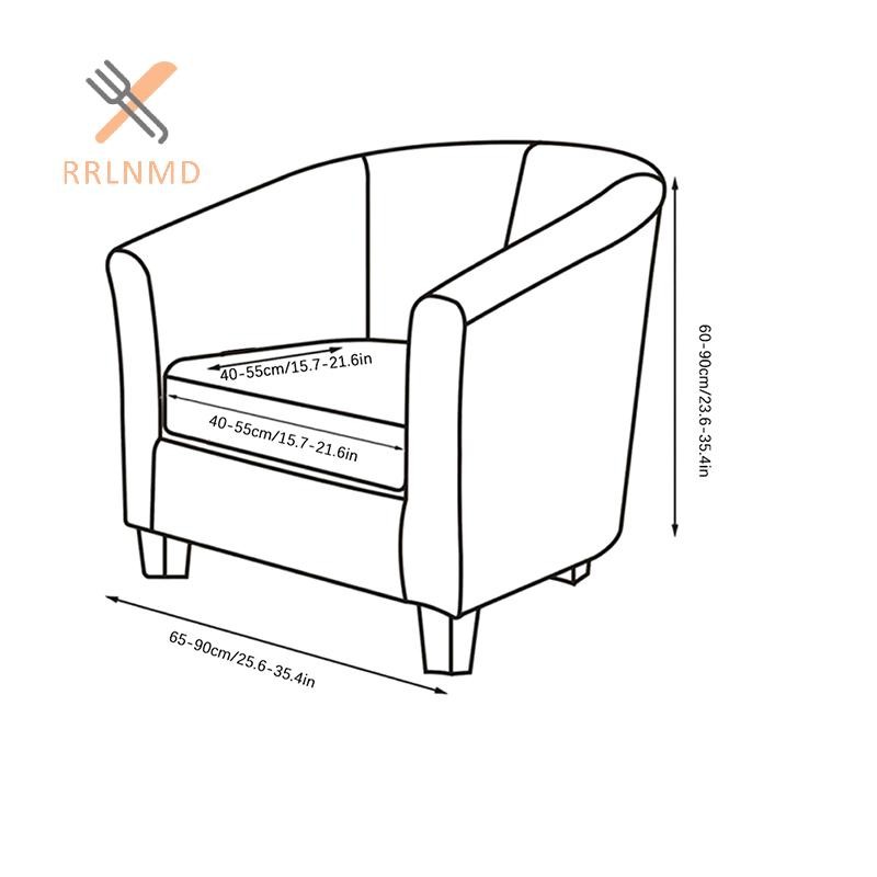 Rrlnmd Vỏ Sofa Đơn Câu Lạc Bộ Sofa Dành Cho Phòng Khách Co Giãn Thư Giãn Ghế Bảo Vệ Bao Màu Trơn Spandex Cho Gia Đình Khách Sạn MỚI