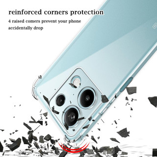 Ốp Lưng Cho Xiaomi Redmi Note 14 13 Pro Plus 13Pro + 14Pro + Note13Pro Note14Pro 4G 5G Trong Suốt Acrylic Mềm TPU Vỏ Điện Thoại Silicon Túi Khí Chống Rơi Vỏ Chống Sốc