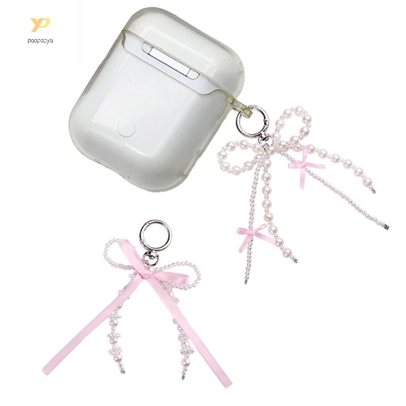 Móc khóa PPY Nút thắt bướm dễ thương Mặt dây chuyền Móc khóa Phụ kiện điện thoại di động sành điệu