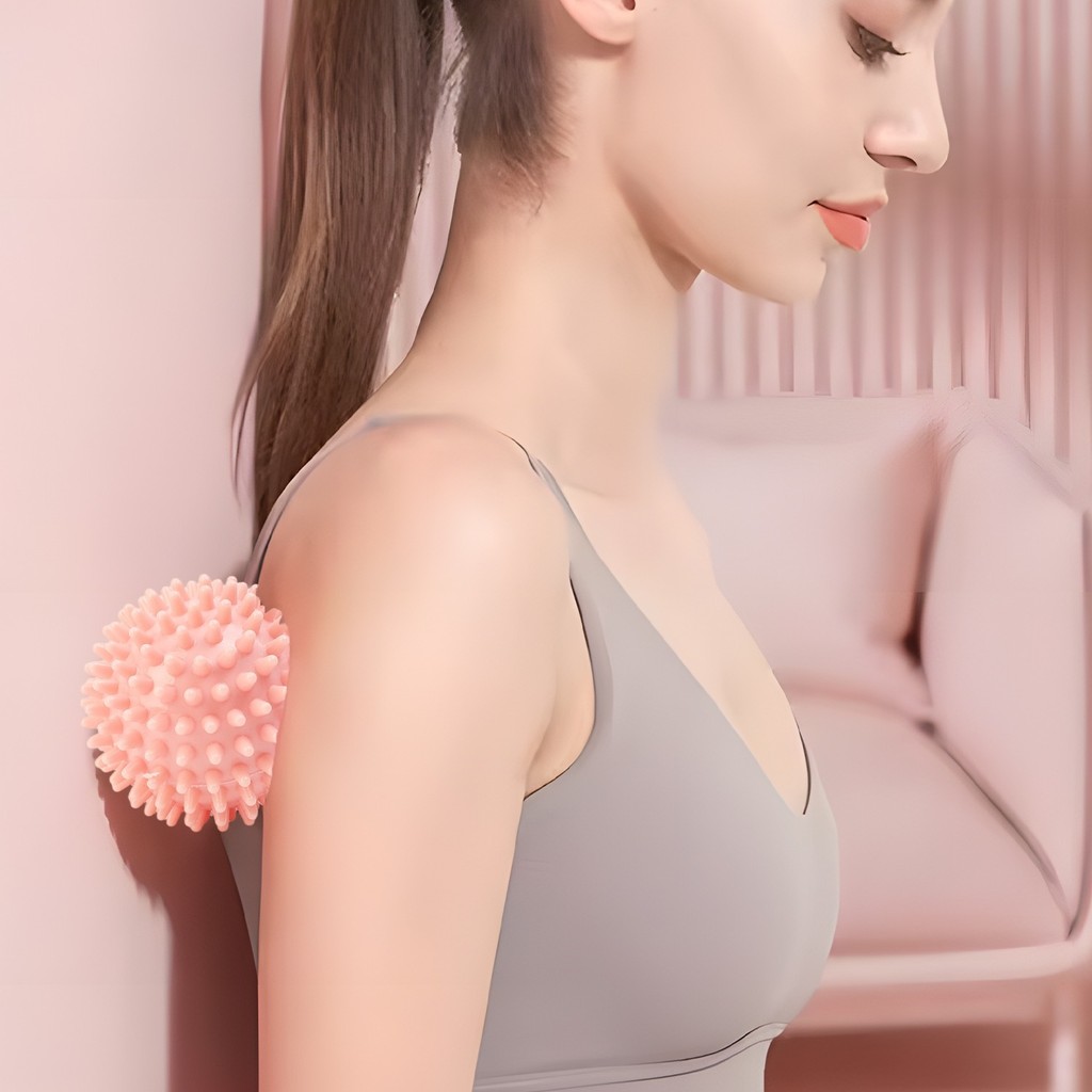 [H & L]﻿ Bộ bóng Fascia phục hồi cơ bắp - Dụng cụ trị liệu Massage PVC cao cấp có bề mặt kết cấu, Lựa chọn 4 màu để thư giãn toàn thân (Bao gồm 1 / 3 / 5 quả bóng)