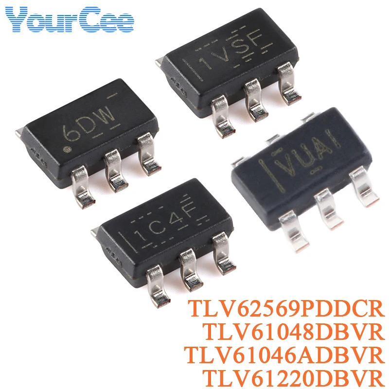1-5 Chiếc TLV61220 TLV61220DBVR TLV61046ADBVR TLV62569PDCR TLV61048DBVR ...