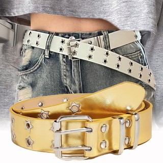Thắt lưng đinh tán RATTANCO phong cách punk rock và gothic, dây da phù hợp cho style hip hop