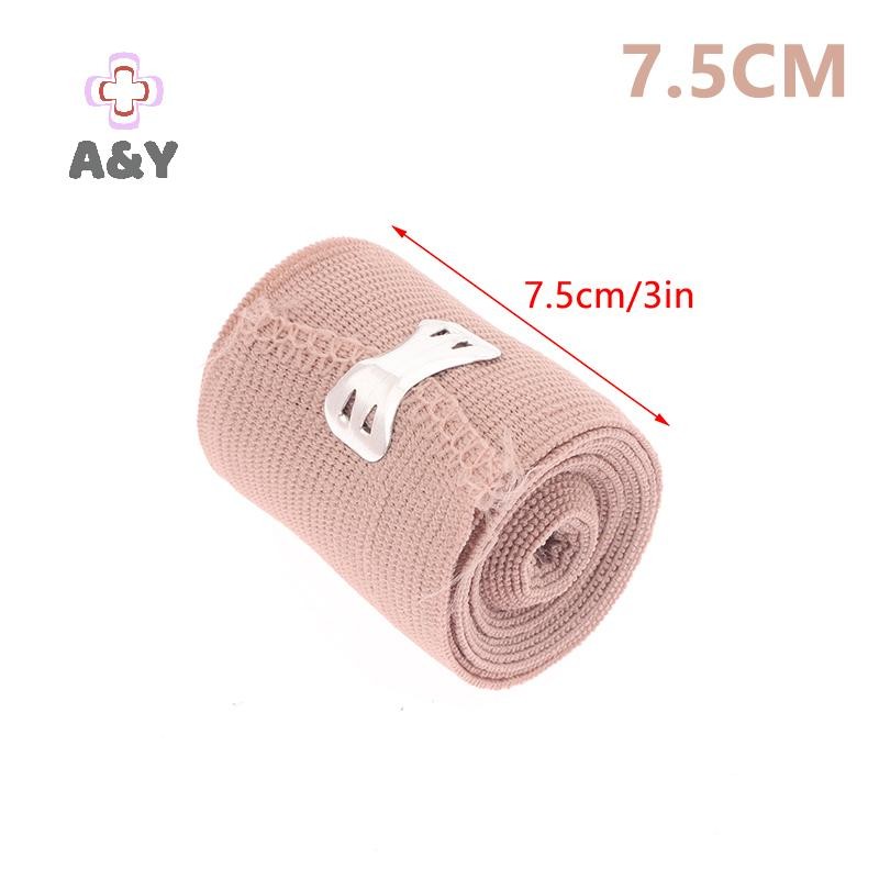 A & Y 1 Cuộn Băng Quấn Có Kẹp Thể Thao, Băng Mắt Cá Chân, Cổ Tay, Tay, Chân, Sơ Cứu, Bong Gân