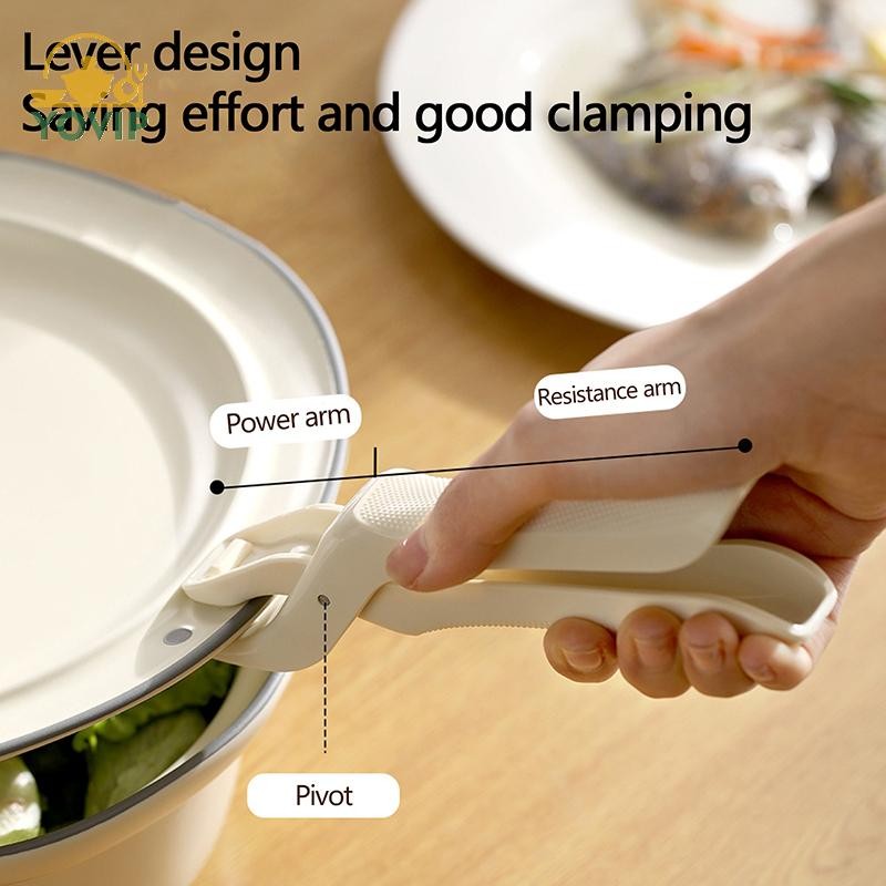 YOVIP Chống bỏng Kẹp Nhà Bếp Silicon Chống Bỏng Đĩa Bát Đĩa Nồi Chống Nóng Kẹp Nâng Phụ Kiện Nhà Bếp Tiện Ích ﻿2024 VN