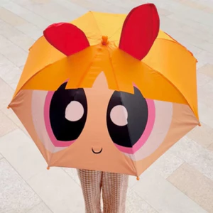 Ô đồng Powerpuff Girls siêu đáng yêu với thiết kế công dụng kép, phù hợp cho ngày mưa