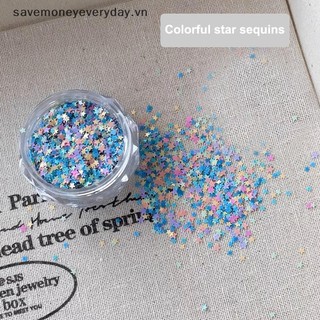 [savemoneyeveryday] Hình Ngôi Sao Dễ Thương Màu Móng Tay Lấp Lánh Cho Móng Tay Nghệ Thuật Móng Tay Charm Phụ Kiện Trang Trí Móng Tay Nghệ Thuật DIY [vn]