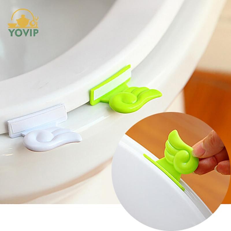 YOVIP Vỏ Vệ Sinh Mịn Nâng Cánh Giá Đỡ Dễ Thương Bằng Tay Vệ Sinh Ghế Vệ Sinh Đồ Dùng Nâng Nắp Cạnh VN