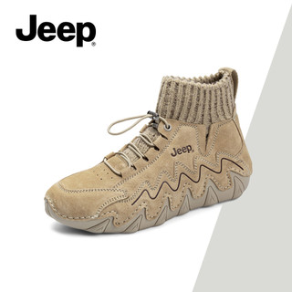Giày bốt đến mắt cá chân bảo hộ lao động cổ điển JEEP dành cho nữ, Giày bốt thể thao thông thường thời trang ngoài trời, Giày trượt tuyết & tất