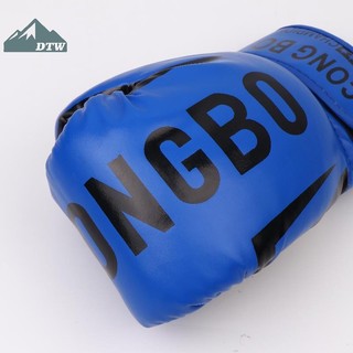 DTW Kids 6oz Boxing Huấn Luyện Sparring Găng Tay Da Trẻ Em Thoáng Khí Muay Thái Đấm Karate Găng Tay Tập Thể Thao