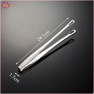 N & X 1 Kẹp Thực Phẩm Inox Tay Cầm Dài Chống Trơn Trượt Thịt Nướng Lưỡi Bít Tết Dụng Cụ Nấu Ăn Nhà Bếp Phụ Kiện Nhà Bếp.