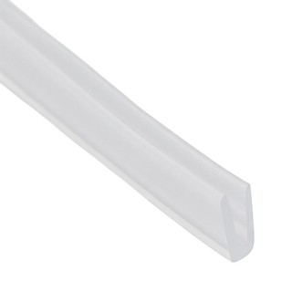 2 Mét U-kênh Cao Su Edging Niêm Phong Cửa Tắm Kính Niêm Phong Băng Cạnh Bảo Vệ Weatherstrip Nhiều Kích Thước