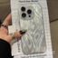 ibumpers Ốp Lưng iPhone Galaxy Sang Trọng Đẹp Mắt Bạc Lông Vũ Cho iPhone 16 15 14 13 12 11 Pro Max X XS XR XsMax
