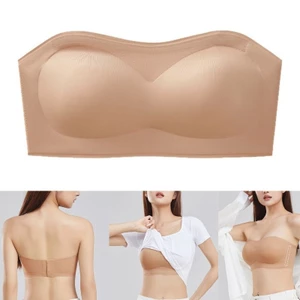 Treeling Nữ Áo Ngực quây Chống trượt Bandeau Bralette Liền mạch Áo ngực quây