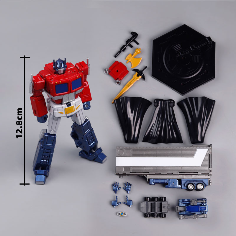 PT01A Trụ Cột Nhỏ Optimus Prime Dark Commander Mirror Purple Commander Set Optimus Prime Đồ Chơi Biến Dạng