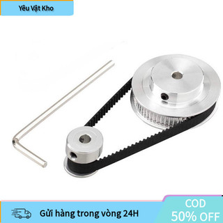 【COD】Puly Nhôm Truyền Động Dây Đai – Bánh Răng 20T–60T Trục 5/8mm, Lắp Máy Cơ Khí Chính Xác CNC