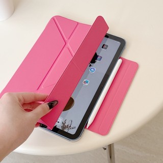 Ốp Lưng Có Thể Gập Lại Cho Mini6 Mini7 A17 Pro IPad 7 8 9 10 11 A16 Air Air2 Air4 Air5 Air6 10.9 "Pro11 Pro12,9 2018 2020 2021 2022 Air M2 M3 Pro M4 11 13 2024 2025 Hồng Nóng