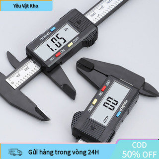 [COD] Thước kẹp điện tử đo kỹ thuật 150mm, hiển thị LCD, chính xác cao, thước đo vernier hiện đại