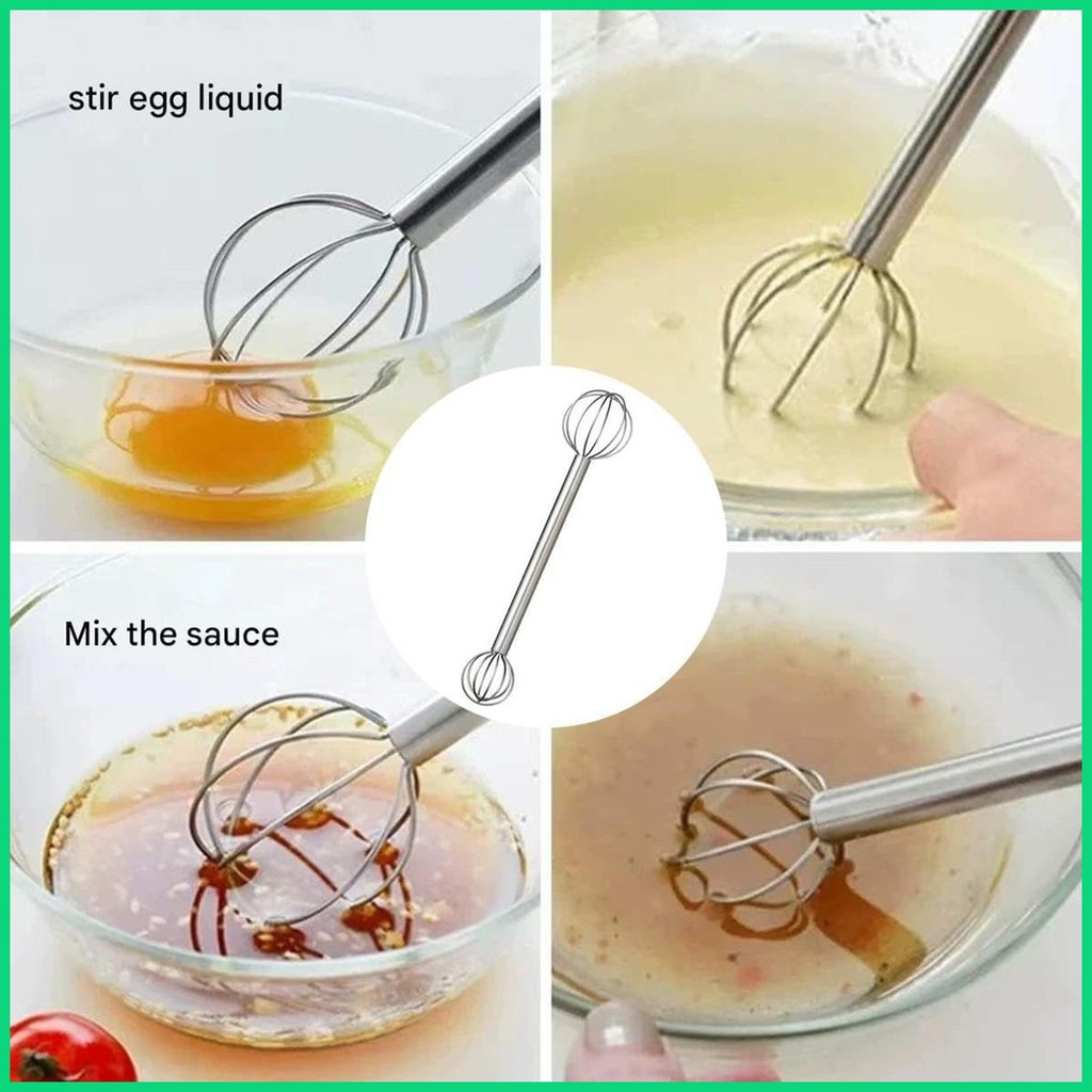 Máy khuấy Miso Thép không gỉ Hai đầu Miso Dán khuấy Máy xay sinh tố cấp thực phẩm Nhật Bản Máy đánh trứng cho máy đánh trứng jiwvn