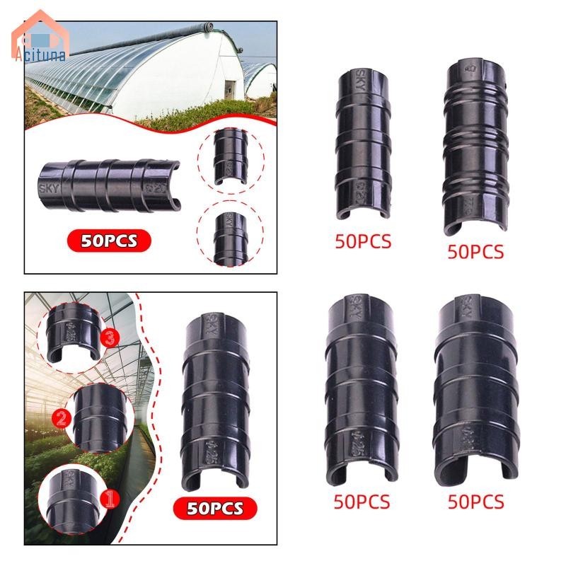 Bộ 50 Nhà Kính Kẹp Phim Có Thể Tái Sử Dụng Thiết Thực Di Động Thắt chặt Dụng Cụ Che Bóng Lưới Cố Định Kẹp Cho Sân Vườn Sân Ngoài Trời Sân