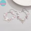 Sund 1 / 2 Chiếc Nơ Tình Yêu Mặt Dây Chuyền Giả Ngọc Trai Đính Hạt Vòng Tay Thời Trang Hợp Thời Trang Nữ Vòng Tay Nữ Girly Ngọt Ngào Y2K Phụ Kiện Trang Sức Quà Tặng VN