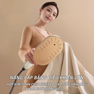 Bàn ủi hơi nước cầm tay DM-N1C du lịch - Thiết kế đa năng ủi đứng và treo với tay cầm xoay 360° tiện lợi di động mọi lúc