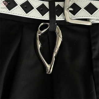 PCWKKef Kim Loại Hình Đặc Biệt Carabiner Móc Khóa Đa Năng Leo Núi Xe Chìa Khóa Gothic Ba Lô Eo Trang Trí DIY Y2K Mới