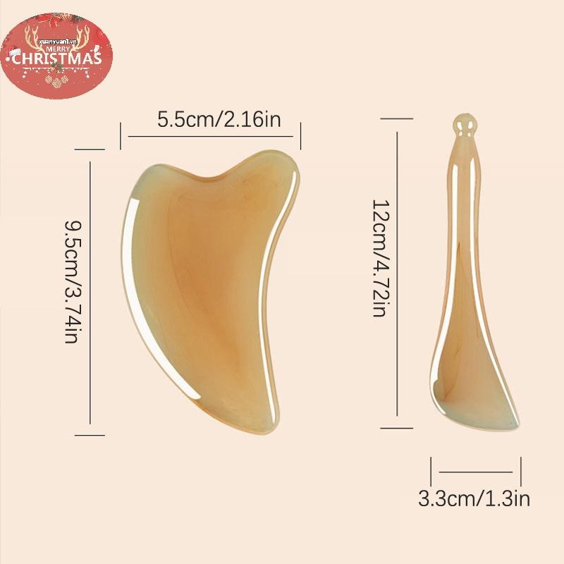 XUAN Da Cạo Nhựa Gua Sha Massage Ban Guasha Tấm Mặt Mắt SPA Máy Mát Xa Cạp Dụng Cụ Cho Mặt Cổ Lưng Chân Cơ VN