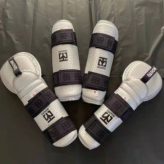 Taekwondo Leggings and Armband Joint Elbow Hand and Foot Karate Sanda Elbow Guard Martial Arts Fight Adult and Children Sports Protective Gear qNTC